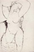 Amedeo Modigliani Caryatid Study oil on canvas